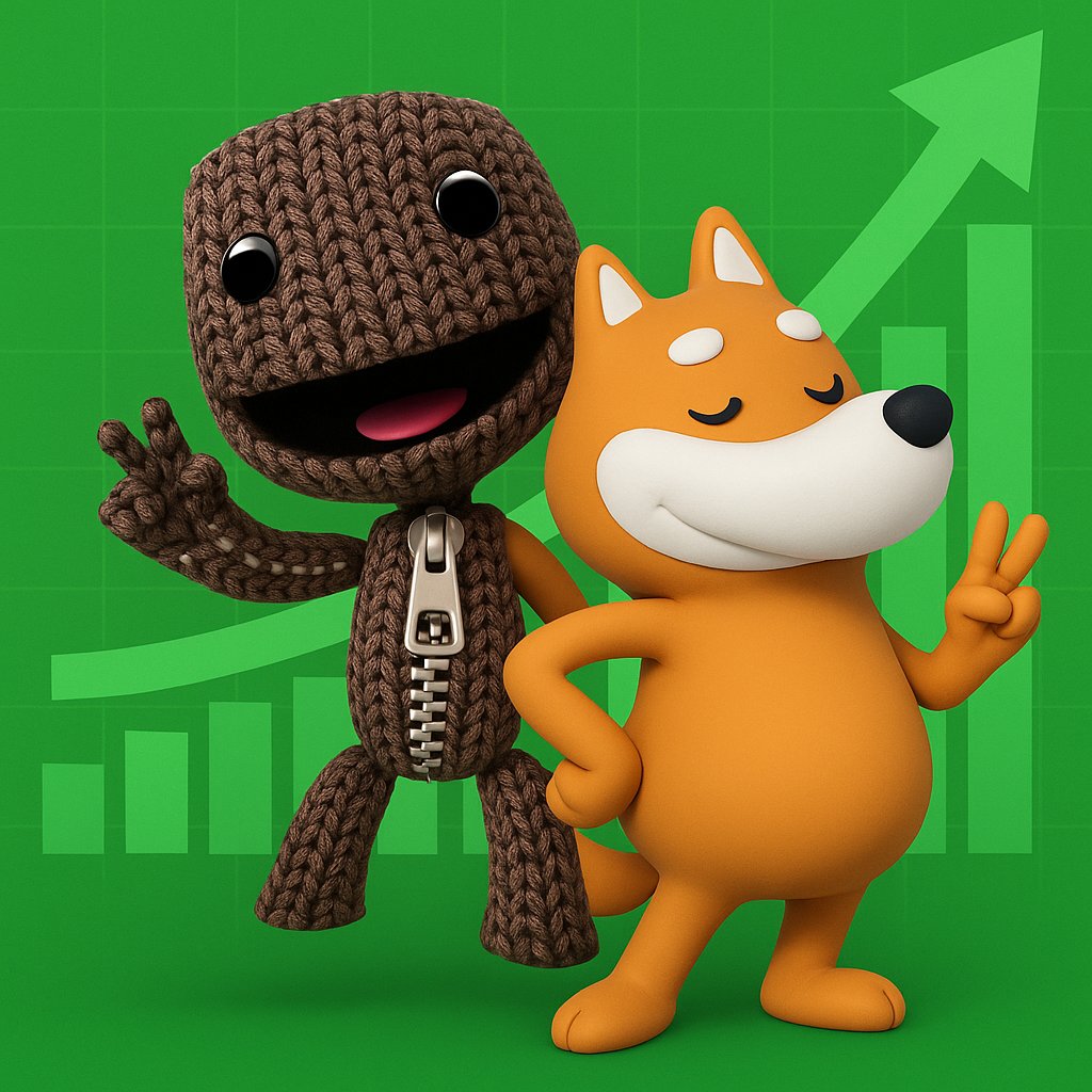 Sackboy and fox going to the moon